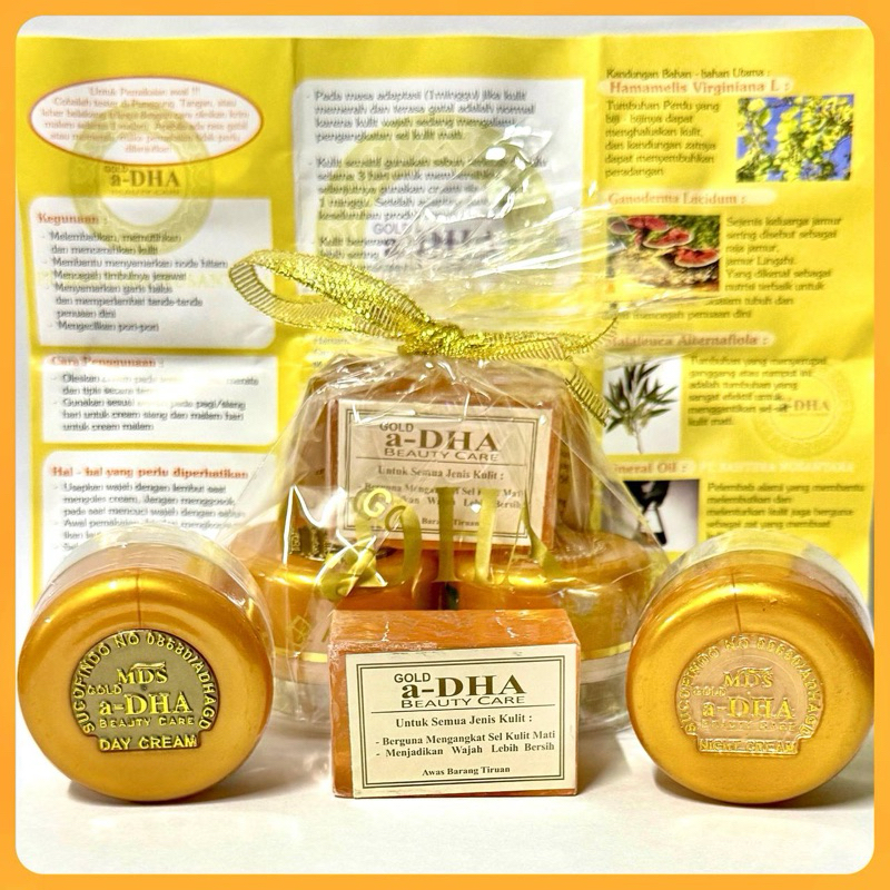 CREAM ADHA GOLD MDS / A DHA GOLD HOLO MDS ORIGINAL / ADHA RED MDS ASLI