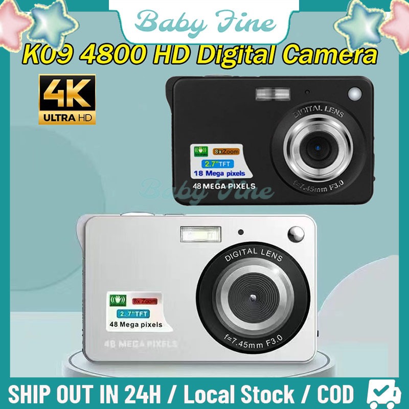 【COD】100%ORIGINAL Digital Camera Digicam Kamera Pocket 48MP Kamera DIGITAL POCKET DIGIMO ORIGINAL FULL SET K09