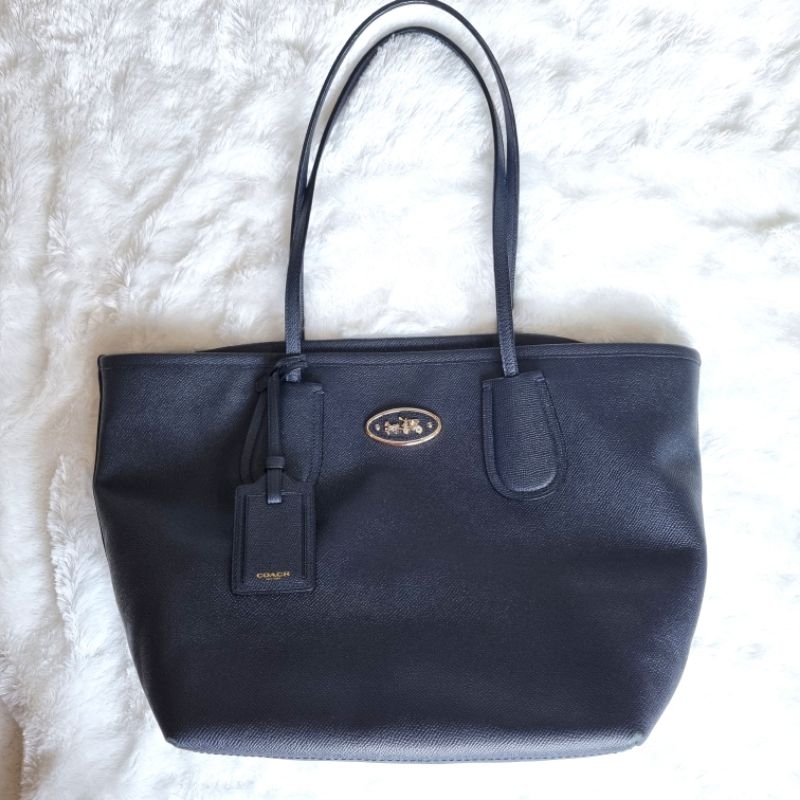 Preloved Coach Women Tote Bag