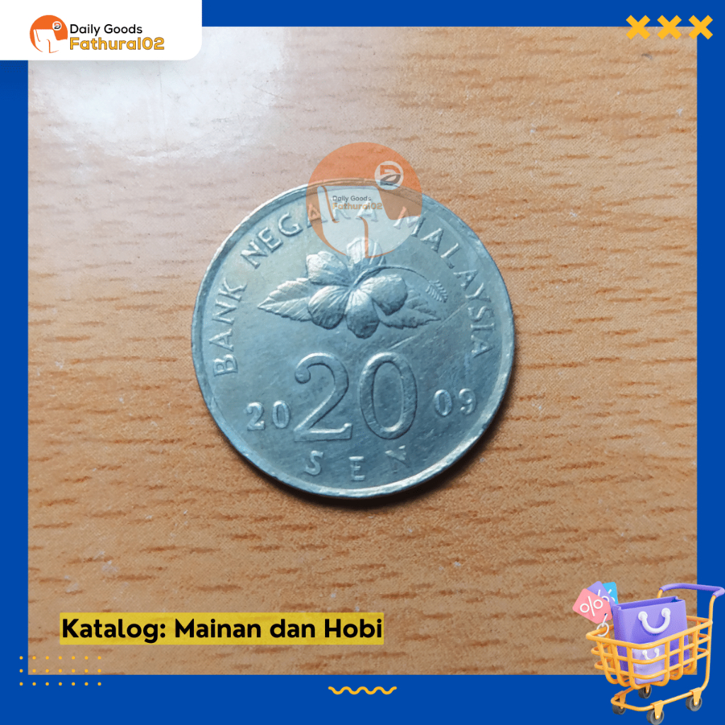 Uang Koin Kuno Luar Negeri 20 Sen Malaysia Emisi Tahun 2004, 2006, 2009