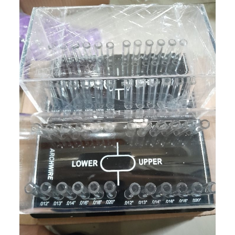 Kotak Kawat Dental Orto Wadah Wire Niti SS Rectangular and Round