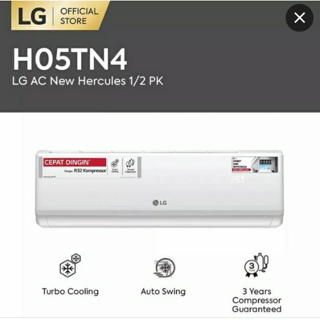 AC LG H05TN4 AC Split 1/2 PK Hercules