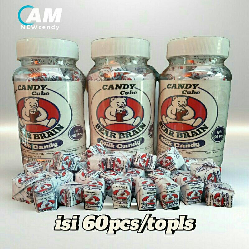 

PERMEN CANDY BEAR BRAIN isi 60pcs/topls/krta isi 6topls