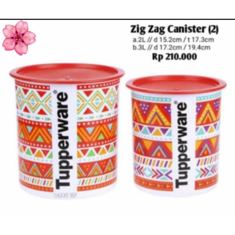 ZIG-ZAG CANISTER (2) 2L dan 3L
