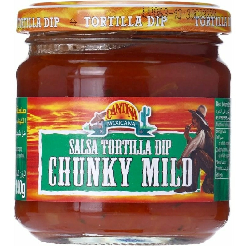 CANTINA MEXICANA Salsa Tortilla Dip Chunky Mild 190g