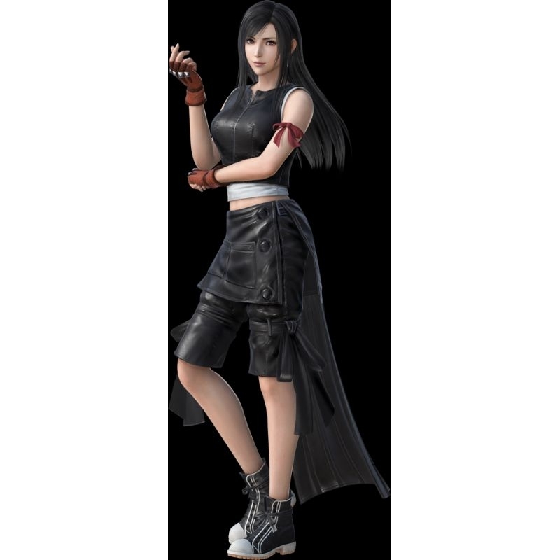 FFVII Advent Children Cosplay Tifa Lockhart Leather Suit