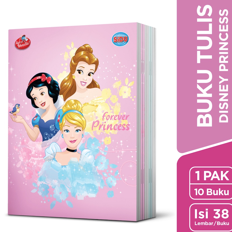 

Kirim Langsung SiDU Buku Tulis Disney Princess 38 Lembar 1 buku