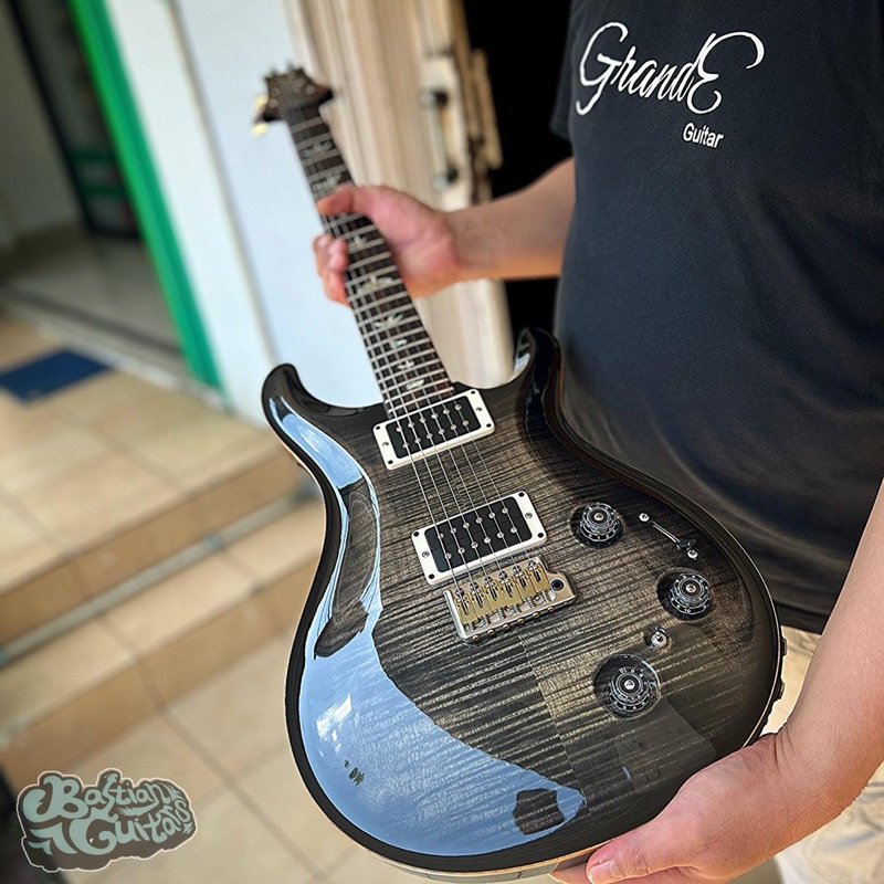 PRS 2015 CUSTOM 22 PIEZO (P22) GREY BLACK BURST USA