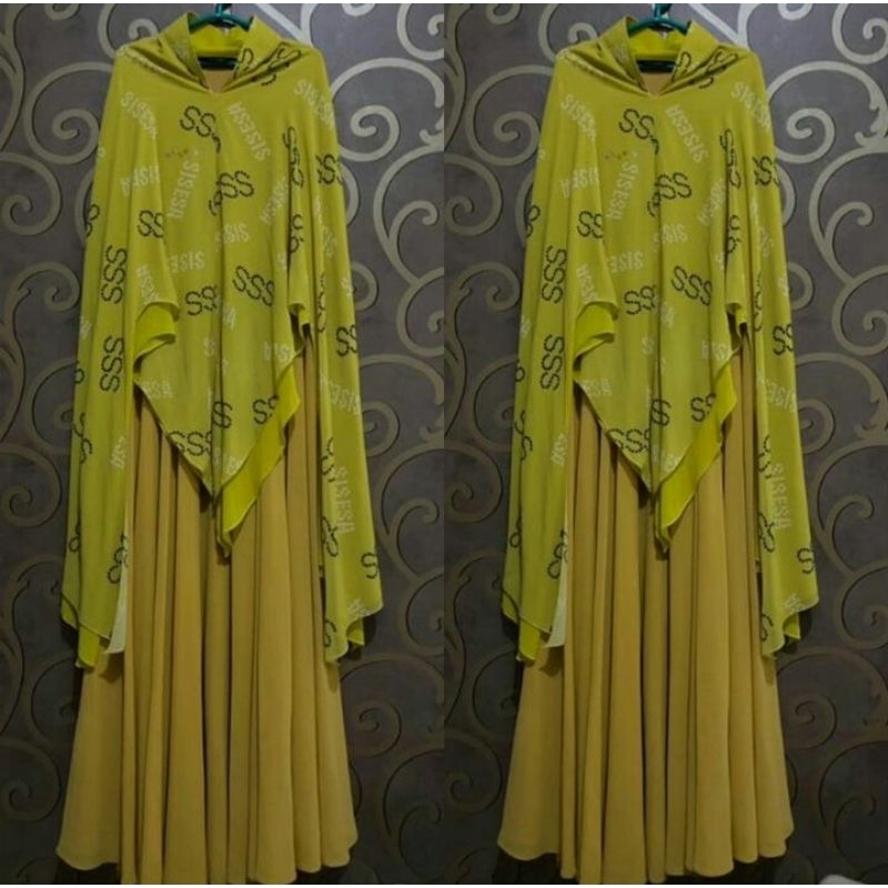 gamis set sisesa preloved