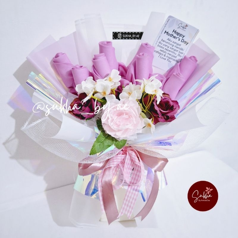 

[ ] - Hijab Bouquet Buket Hijab Jilbab Kerudung