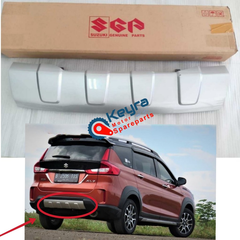 PELINDUNG BEMPER BELAKANG BAWAH TOWING BAR ALL NEW ERTIGA, XL7 2020 UP ASLI ORI SGP