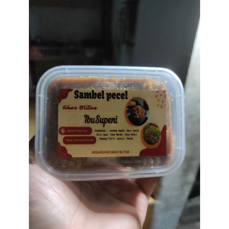 

Sambal Kacang 250 gram Sambel Pecel Khas Blitar Sambel Pecel premium Sabel pecel (Bu Supeni)