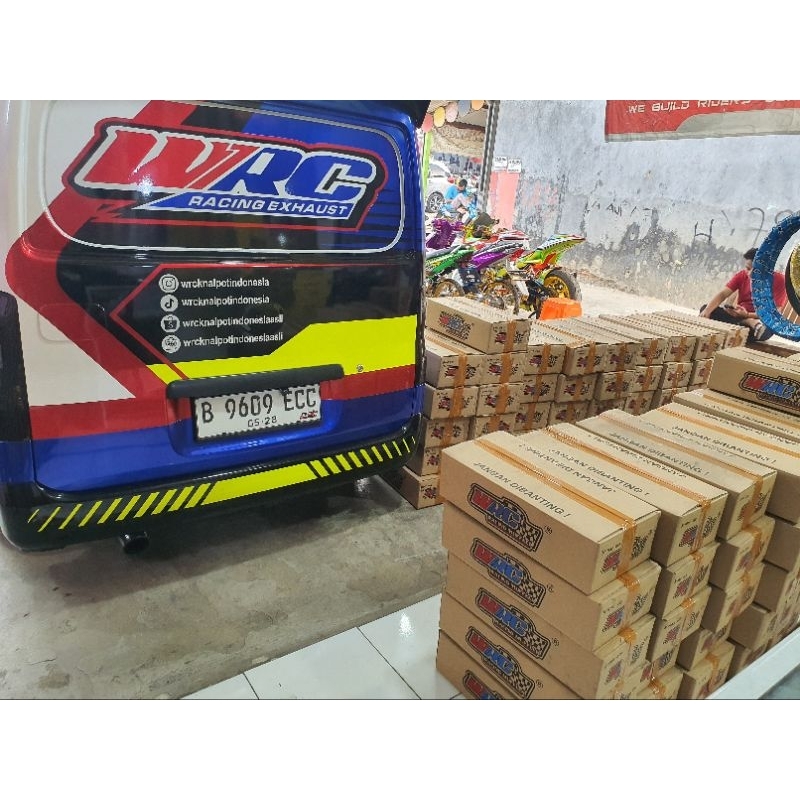Knalpot STD Racing WRC Racing Muffler Beat,Scoopy,Genio,Vario
