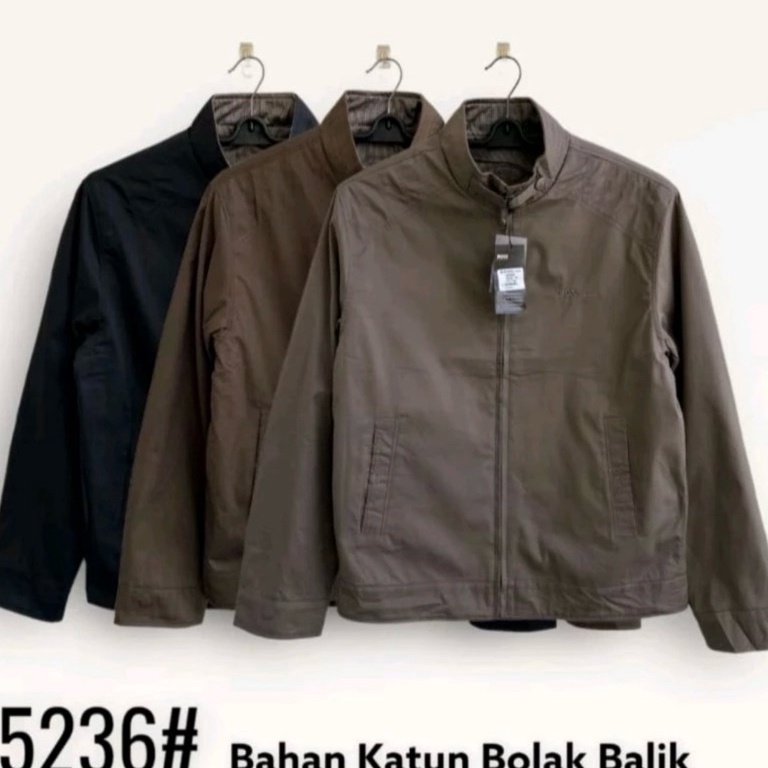 Produk trendy3j3Ix New Arrival ll Jaket Bomber Import Casual Pria Polos Bahan Kanvas Terbaru ll Jack