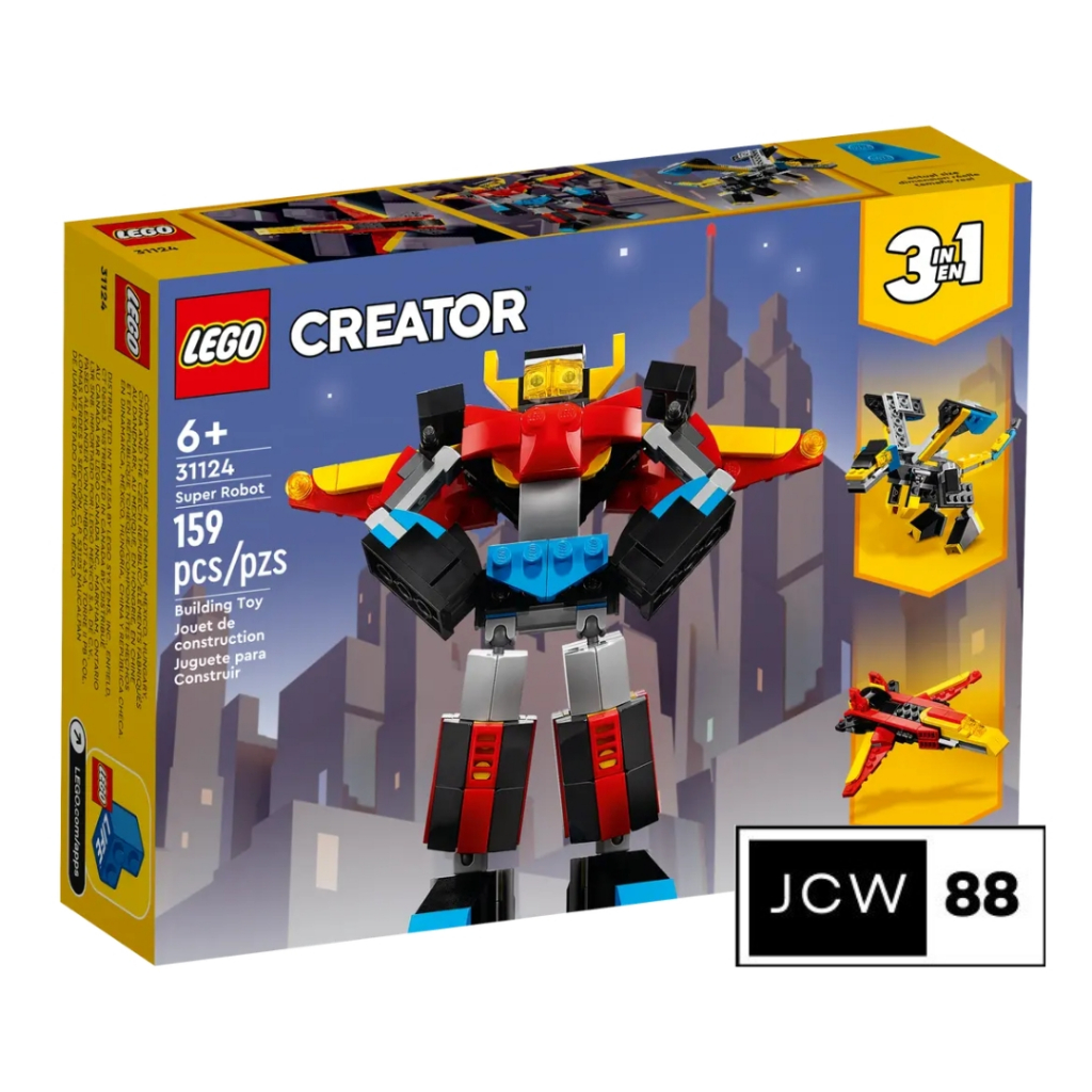 Lego 31124 Creator 3in1 Super Robot mainan anak robot pesawat