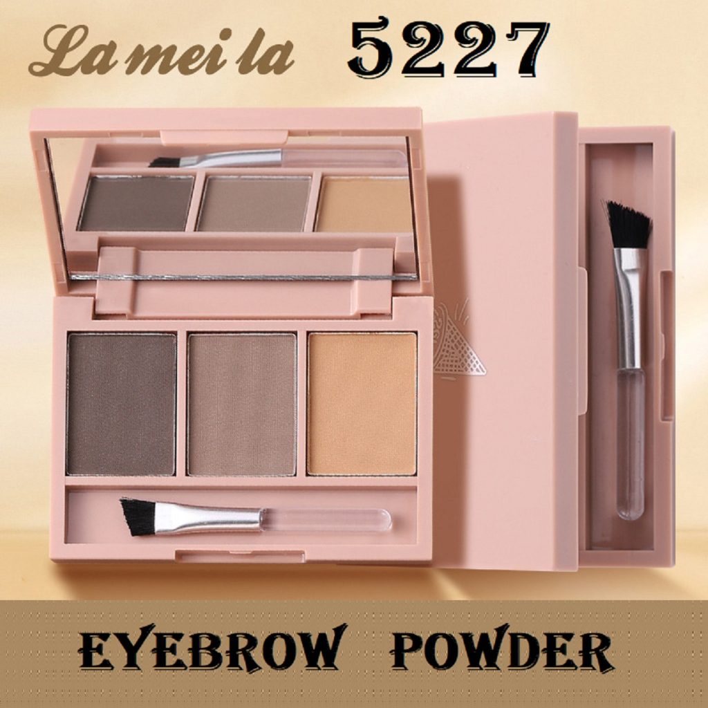 ❤️ yamshop88 ❤️ 5227 EYEBROW POWDER 3 COLORS - WATERPROOF & LONG LASTING Makassar Murah Termurah Ori