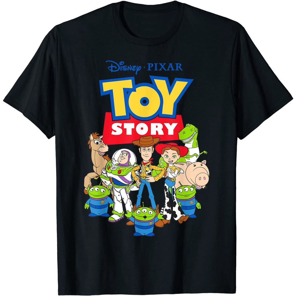 BAJU KAOS Disney Pixar Toy Story Buzz Woody Jessie Graphic T-Shirt - Toy Story - Baju Pria - Baju Wa
