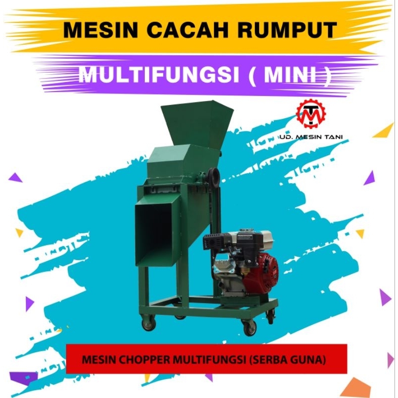MESIN CACAH RUMPUT MULTIFUNGSI MINI SERBAGUNA MURAH UD MESIN TANI