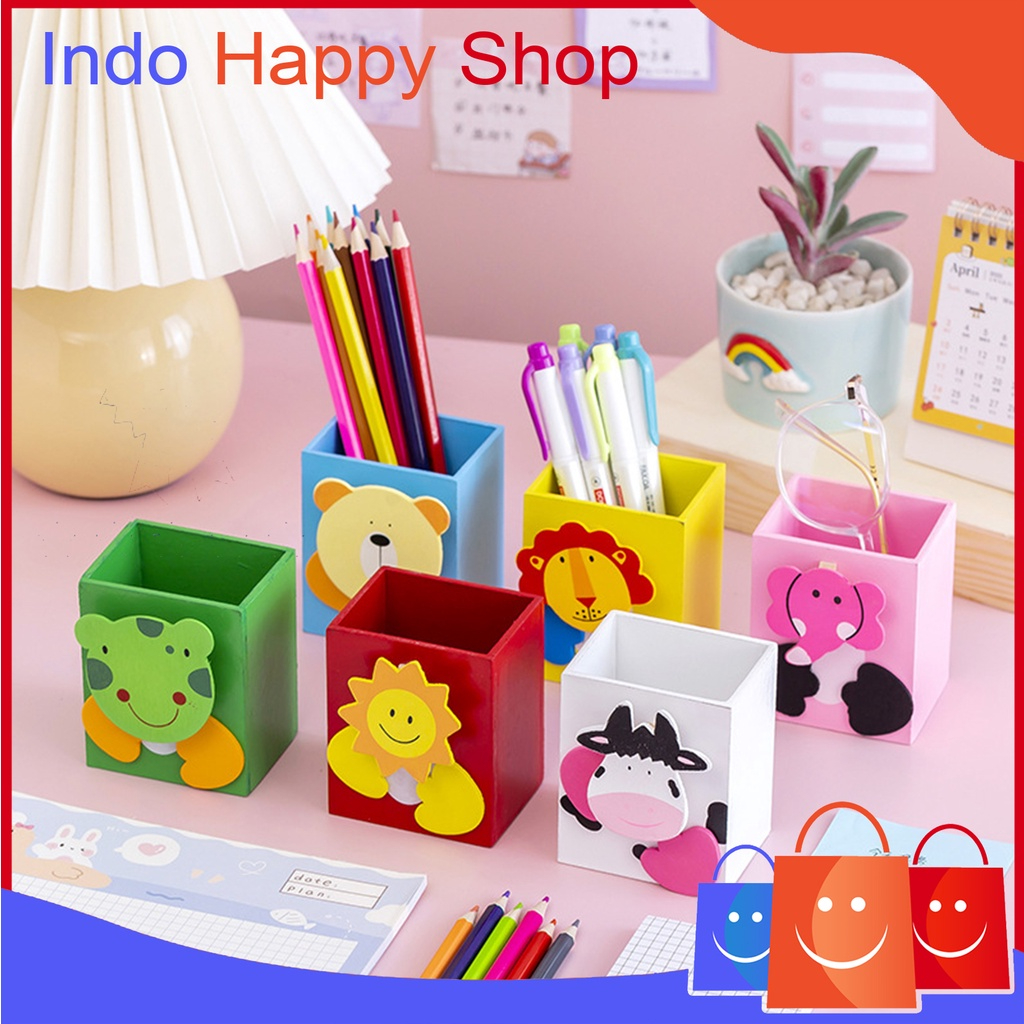 

⭐️ ⭐️Tempat Pensil Dan Pulpen Karakter Serbaguna Desktop Multifungsi Pen Holder