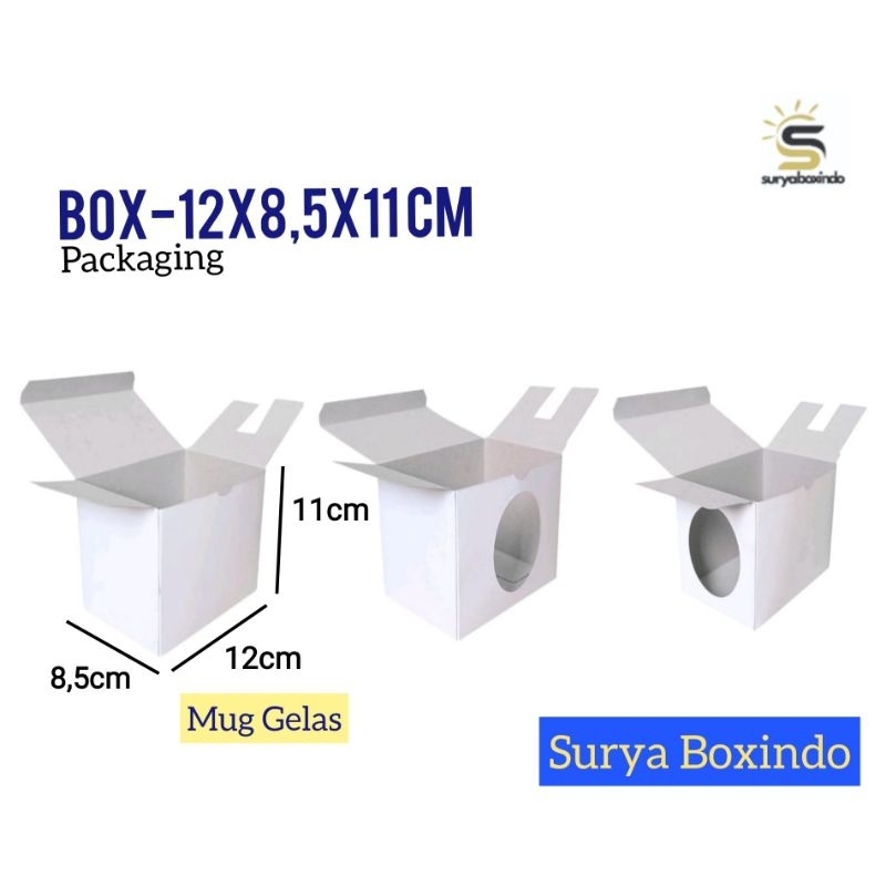 Box Mug12x8,5x11cm/Box Gelas/Kardus Gelas/kardus Mug/Gelas