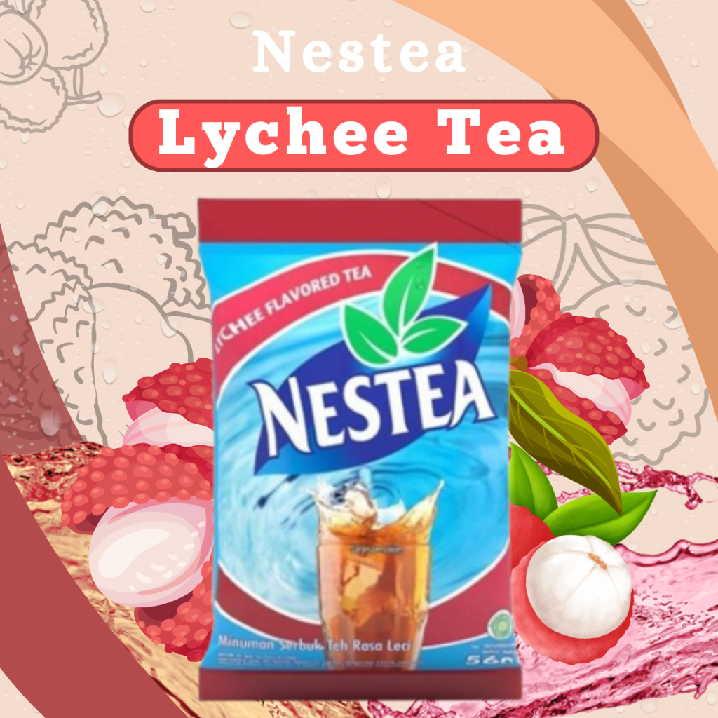 

NESTEA Lychee Tea 560g Minuman Serbuk Rasa Leci Nestle Professional Hotel Resto