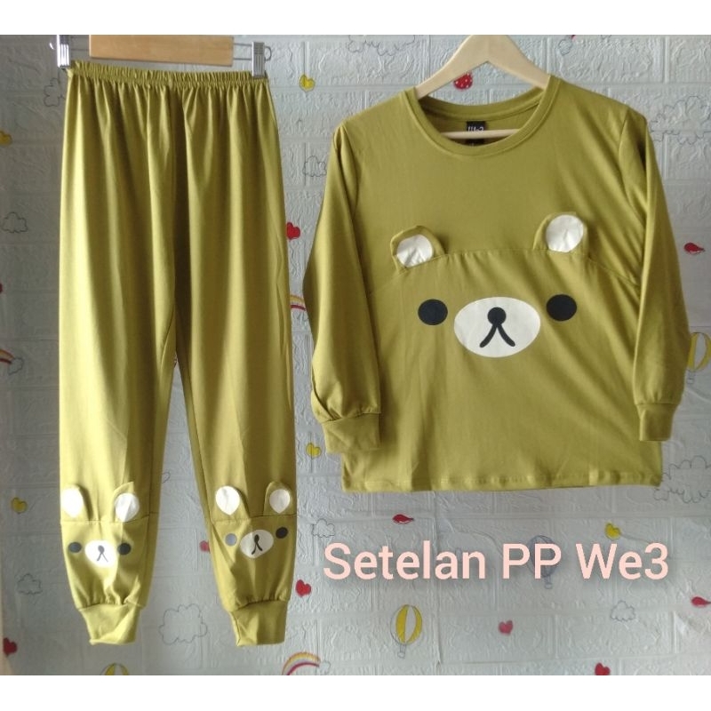 Baju Tidur anak Perempuan 10 Sampai 12 Tahun/We3 Setelan Anak Perempuan Import 10 Sampai 12 Tahun/Ba