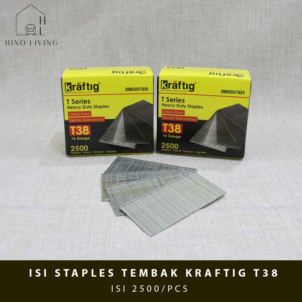 

ISI STAPLES TEMBAK KRAFTIG T38