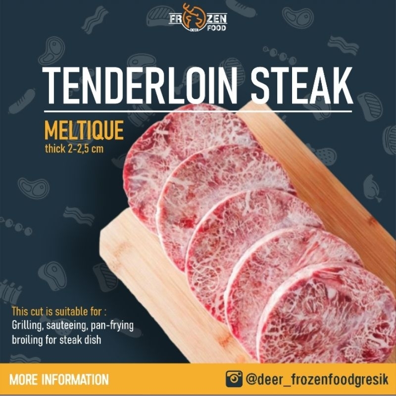 

tenderloin meltique steak frozen