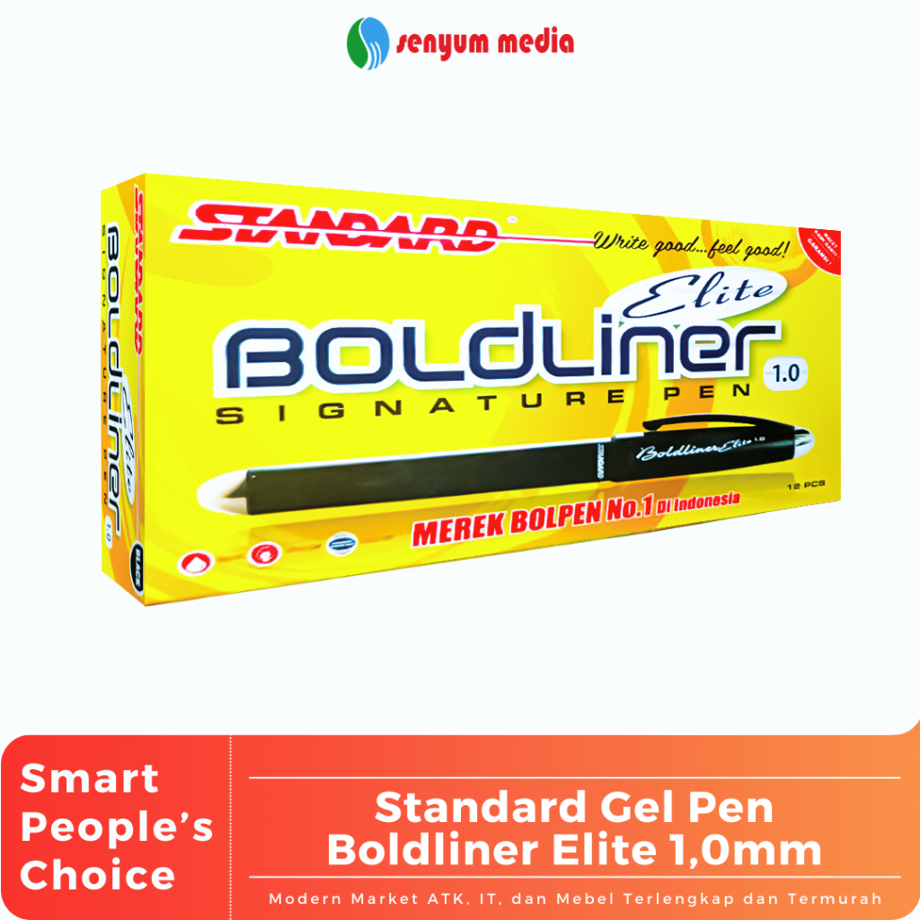 

Standard Gel Pen Boldliner Elite 1,0mm (1 Pcs) (S:PCS)