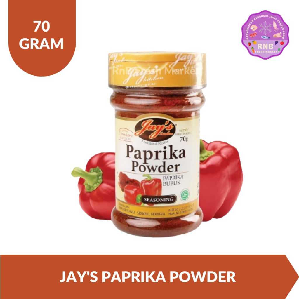 

Jay's Paprika Powder Netto 70 Gram