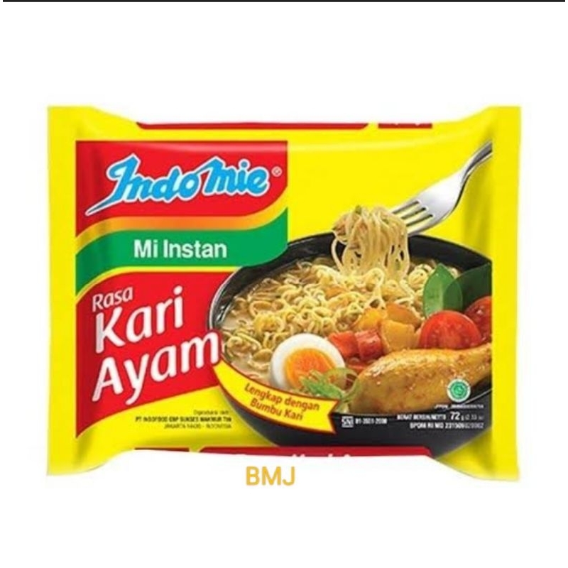 

Indomie Kari Ayam / Mie Instan Rasa Kari Ayam 60gr