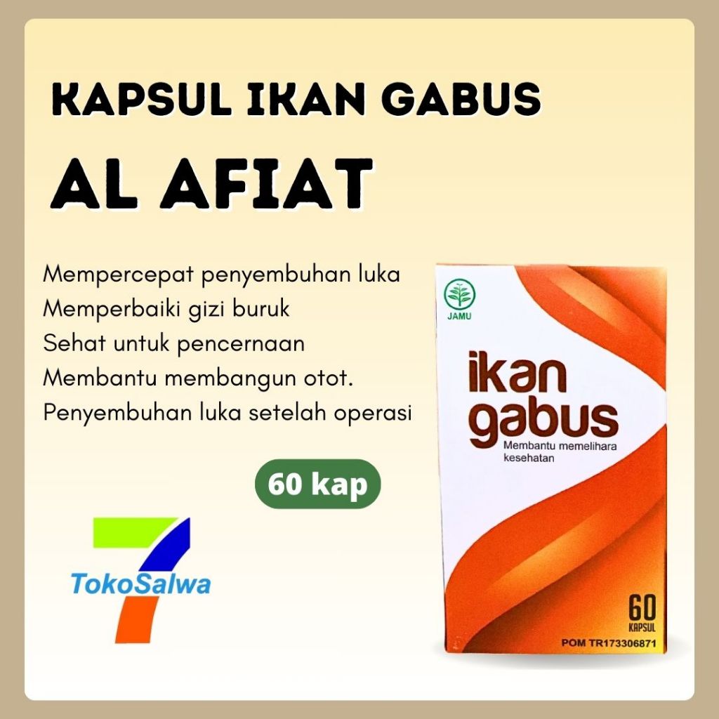 IKAN GABUS AL AFIAT 60 KAPSUL | KAPSUL IKAN GABUS AL AFIAT 60 KAPSUL | KAPSUL IKAN GABUS AL AFIAT ME