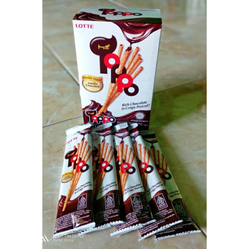 

Lotte Toppo 17gr 12pcs Stik Isi Coklat Snack Makanan Ringan Jajan Ciki