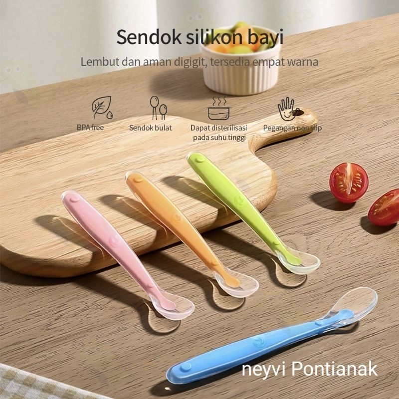 Sendok Makan Bayi Silicon