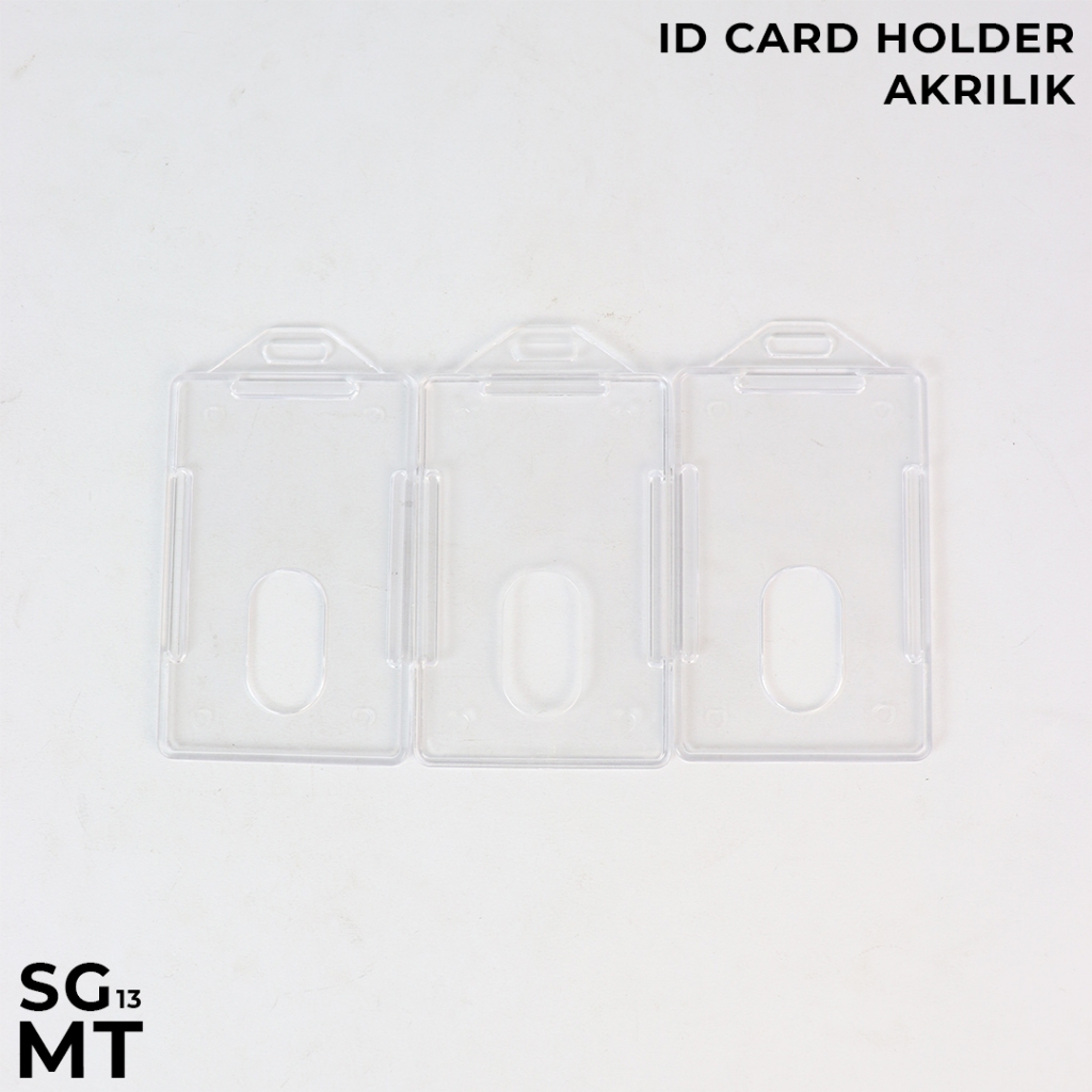 

ID ID CARD HOLDER AKRILIK POLOS TEMPAT KARTU BENING CASE ID CARD AKRILIK TRANSPARANT FRAME ID CARD