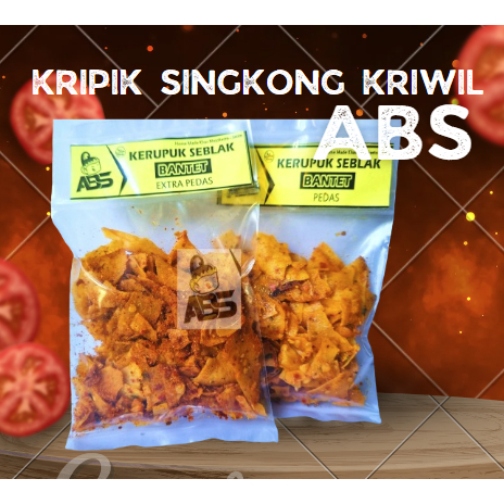 

KERIPIK SINGKONG KRIWIL PEDAS ASIN GURIH RENYAH