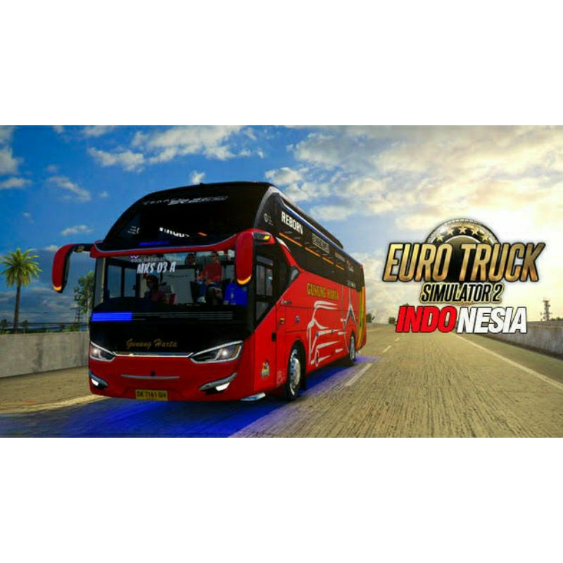 ETS 2 Bus dan Map Indonesia Terluas Lengkap