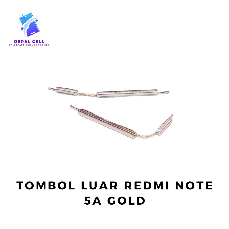 TOMBOL LUAR ON OFF+VOLUME XIAOMI READMI NOTE 5A GOLD