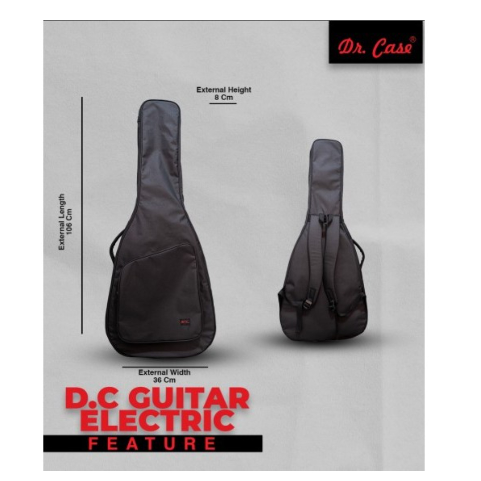 Gigbag Dr Case DCSC Gitar Akustik Bass Elektrik & Gitar Elektrik Original