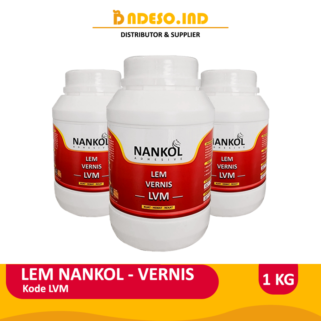 Lem Vernis - Lem PVC Sheet - Nankol LVM - 1KG