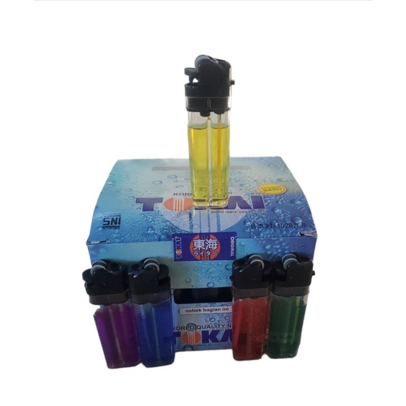 KOREK API BENSOL || MANCIS MERK TOKAI 100% ORIGINAL  1 PACK ISI 50 PCS