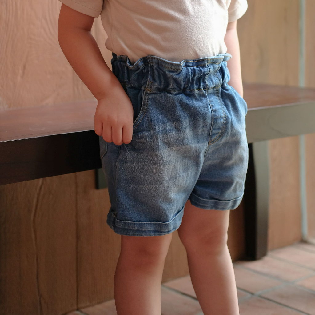 Nice Kids - Premium Girls Jeans Short Baby Celana Pendek Anak Perempuan 1-6 Tahun Bawahan Anak Perempuan Denim