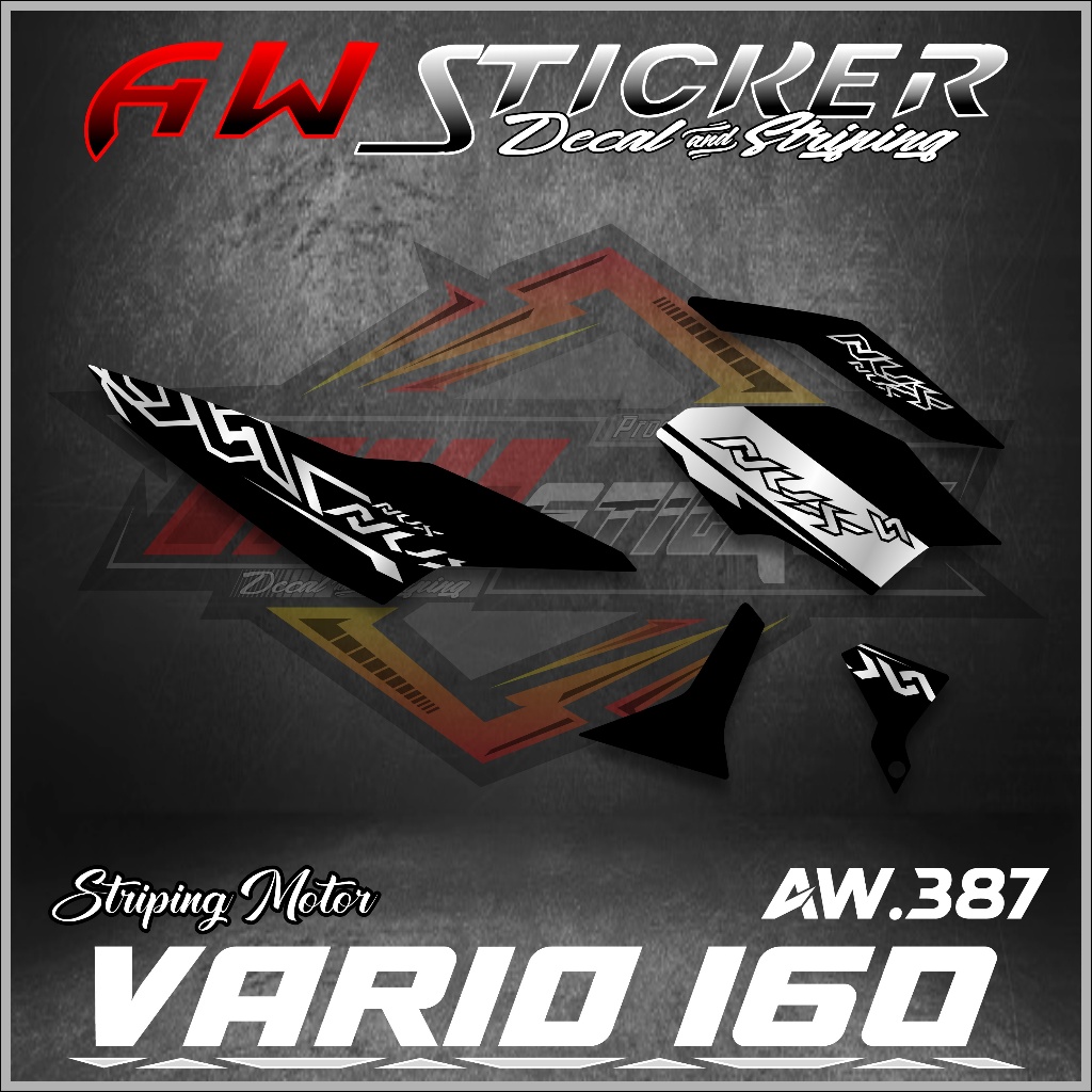 Striping Vario 160 Terbaru Stiker Vario 160 CBS ABS Aw- 387