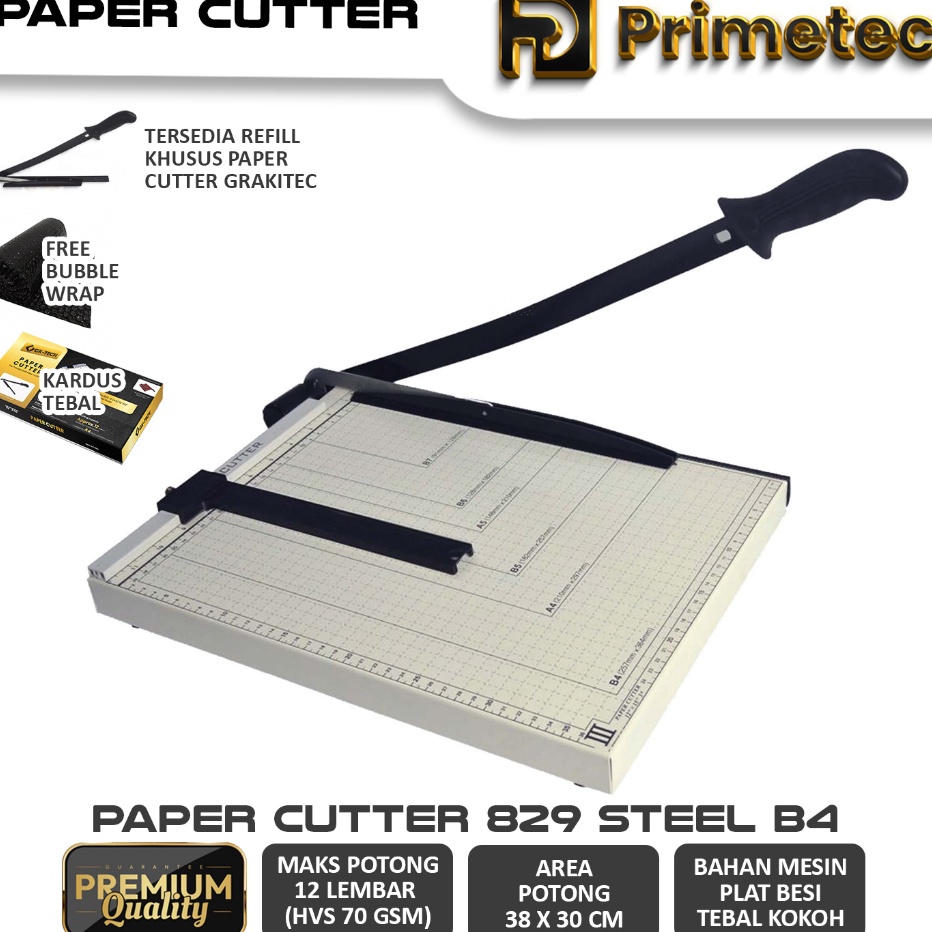 

Paper Cutter B4 Lebih Besar Dari F4 Alat Potong Kertas Pemotong Kertas Alat Potong Mesin Pemotong Kertas HVS Sticker Dos PVC ID Card Yellow Board Art Paper Vinyl Bontax Camel Kertas drl