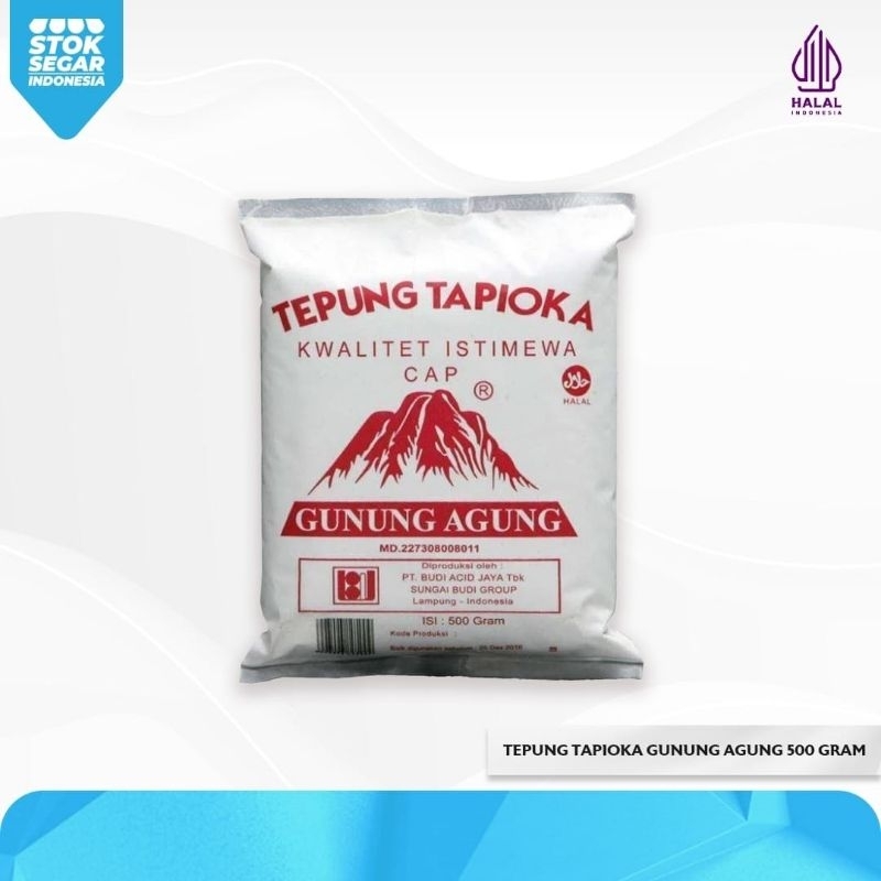 

Tepung Tapioka Gunung Agung 500gr