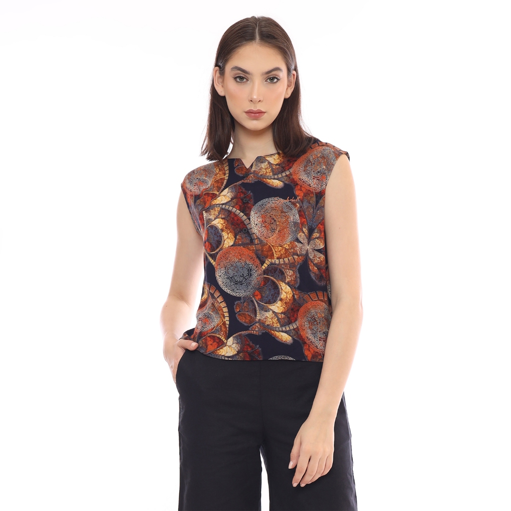 Spyderbilt Kemeja Lengan Pendek Wanita Roro Planet Surf