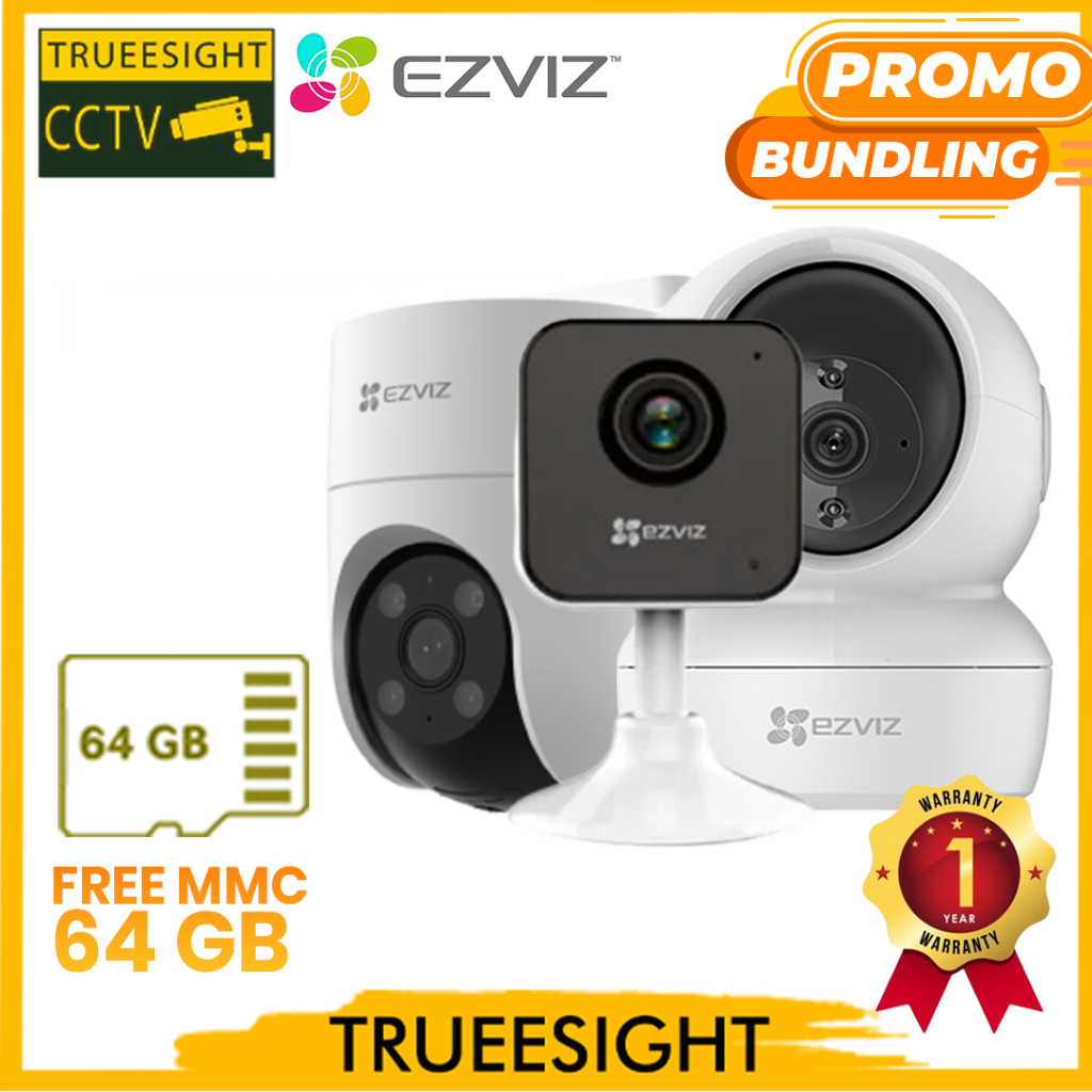PROMO BUNLING EZVIZ C6N Free MMC VGEN 64GB