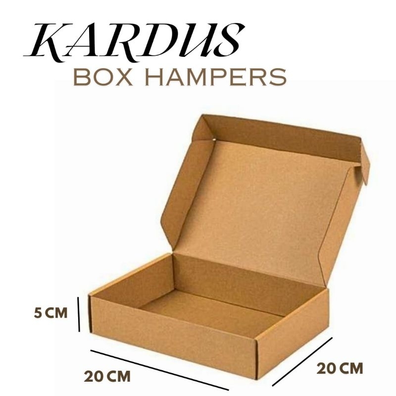 

Box Kardus Hampers 20x20x5cm / Box Hampers DIE CUT E-FLUTE / Box Quran