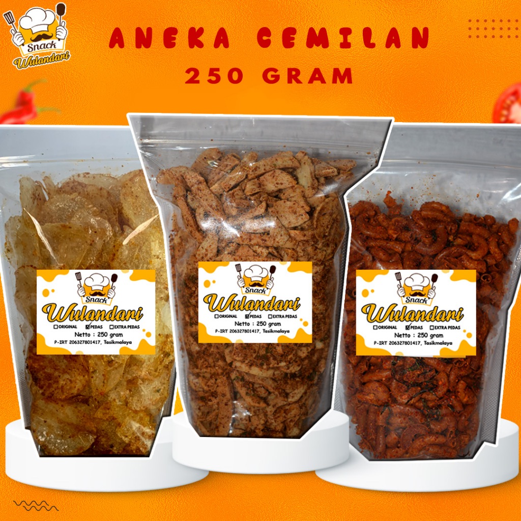 

KILOAN - Aneka Cemilan Seperempat Rasa Pedas Gurih khas Tasikmalaya - Cemilan 250 Gram - Oleh-oleh Khas Tasikmalaya