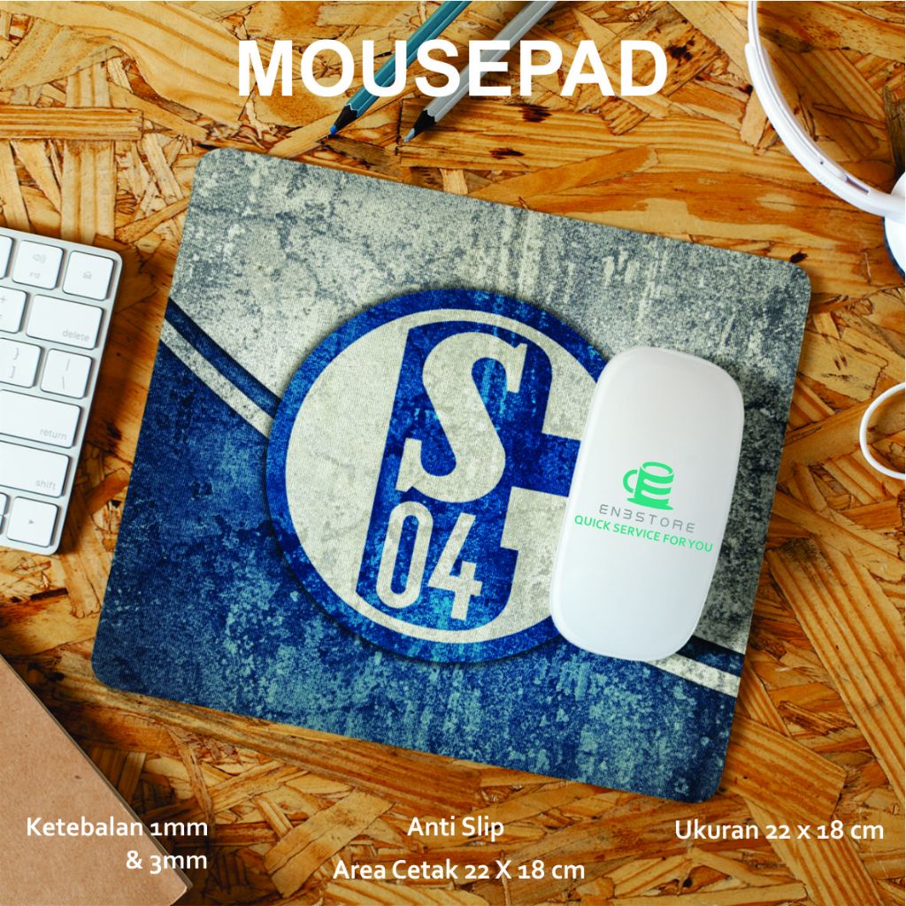 mousepad mouse pad fc schalke 04